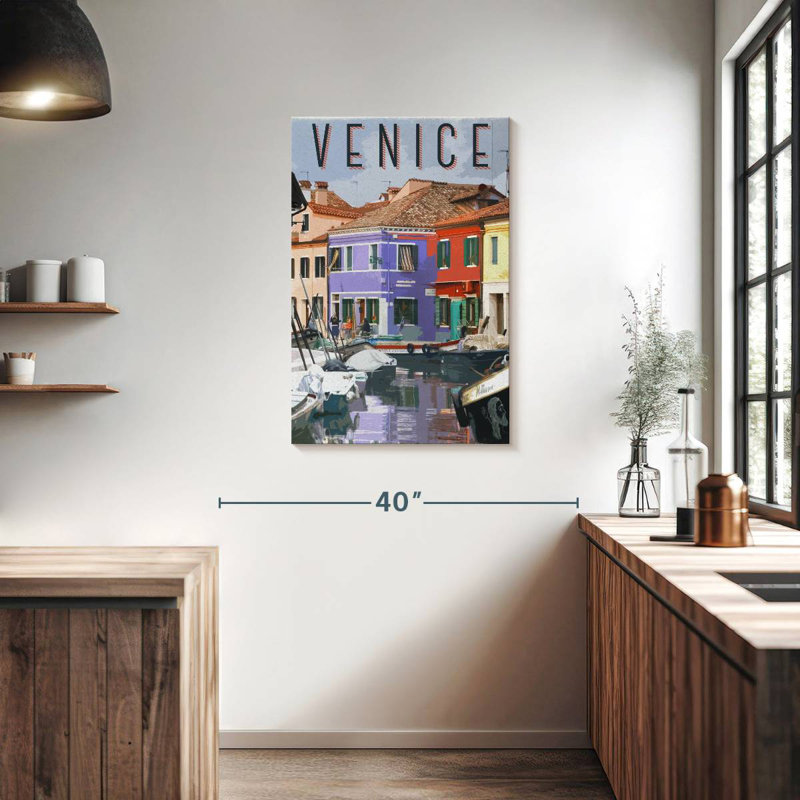 Aime Visit Venice, 36" H x 24" W