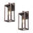 Anti-Rust Porch Light Outdoor, Weather Resistant Exterior Lighting Fixture For House,Porch, Patio, Garage, Entryway (Oil Rubbed Bronze,2 Pack)-393009185