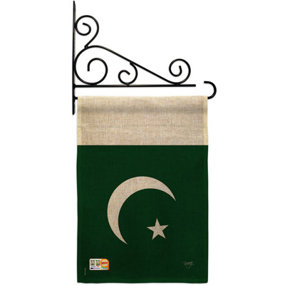 Double Sided 18.5'' H x 13'' W Burlap Garden Flag