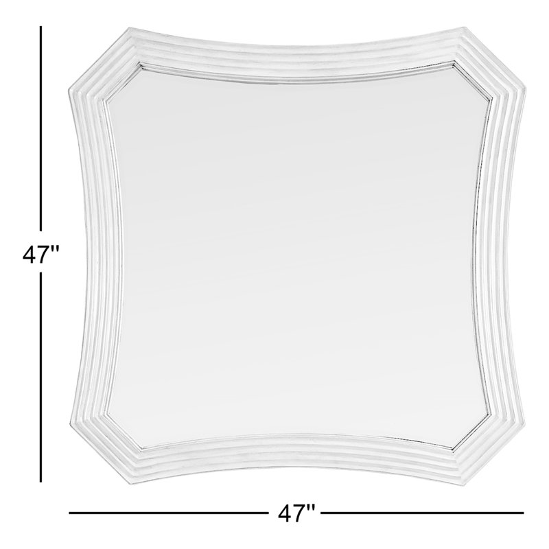 Miroir de commode Morrissey, Argent