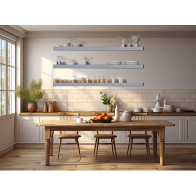 3 Piece Oak Floating Shelf