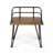 WOOD AND METAL CHAIR (Set of 2)