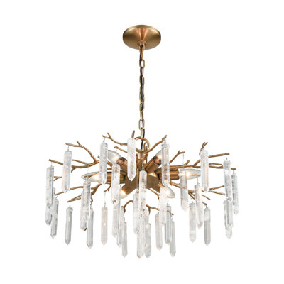 Kvist 22'' Wide 6-Light Chandelier - Cafe Bronze