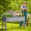 Rectangle Wood  Planter Raised Bed-832467301