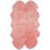 Solid Colour Sheepskin Hand Woven Area Rug