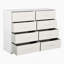 Commode 8 tiroirs avec tiroirs en tissu-464920718
