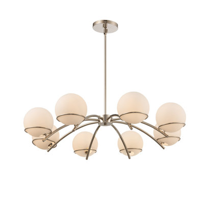 Everett 8 - Light Dimmable Drum Chandelier