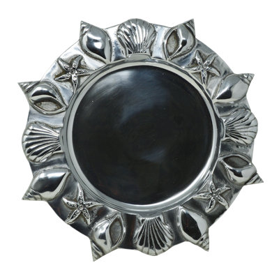 Pewter Seashell Serving Tray