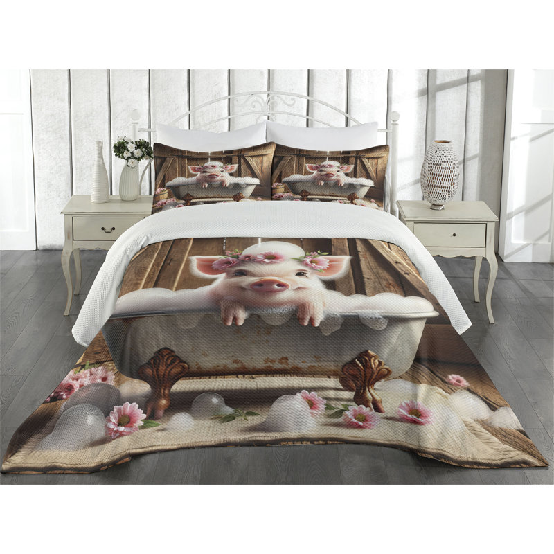 Polyester Coverlet, King Coverlet + 2 Standard Shams