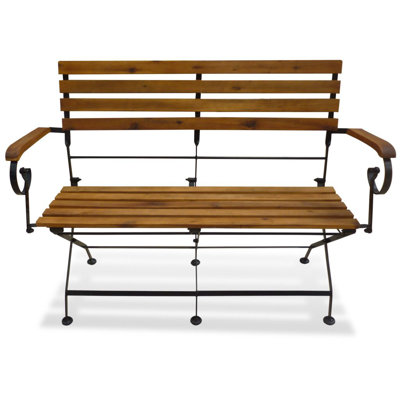 Blanchette Solid Wood Acacia Outdoor Bench