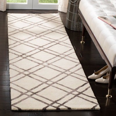 Milroy Hand Tufted Wool Geometric Rug