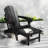 Set Of 2 Folding Adirondack Chair with Ottoman&Cup Holder-997694944