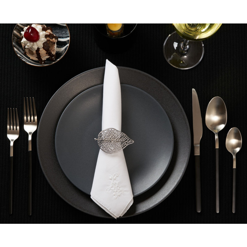 Metal Napkin Ring, Silver