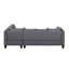 Canapé, chaise et repose-pieds rembourrés 104,5 po
