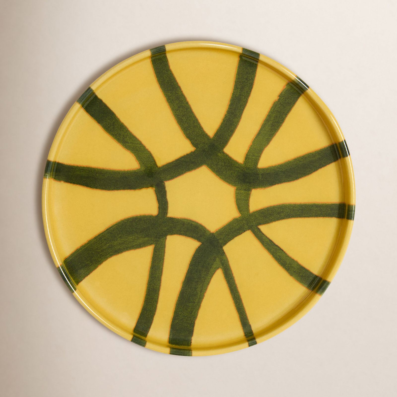 7" Appetizer Plate, Mustard