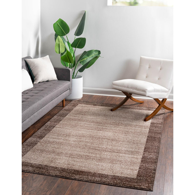 Tapis brun Hermina, Rectangle 10 pi x 13 pi 1 po