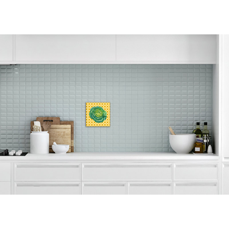 Panneau mural d’art chou on basketweave Lenu