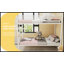 Lit superposé simple au-dessus d'un lit simple en métal-303415804