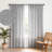 Semi-Sheer Light Filtering Back Tab Single Curtain Panel-2030133762-2030133764