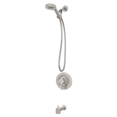Robinet de baignoire et douche avec pomme de douche à main Beric, valve incluse