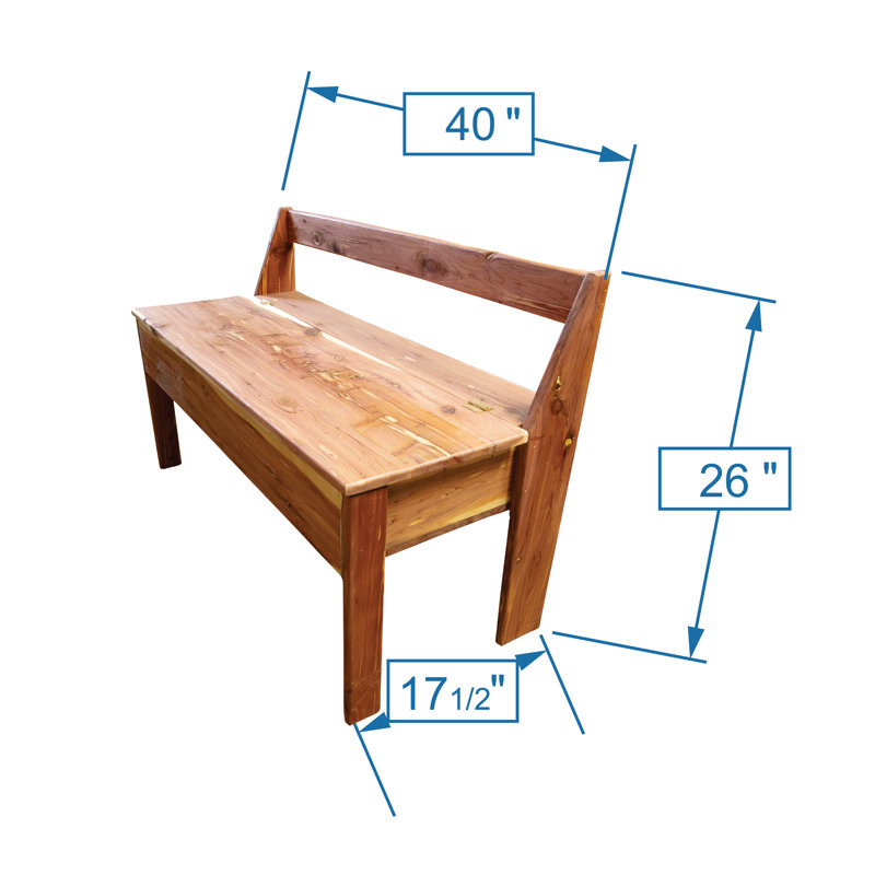 Banc de rangement Ozark Mountain