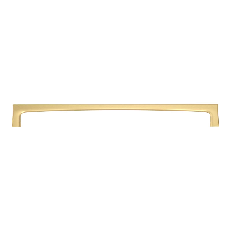 4690 Palm Springs 10" Cabinet Pull, in Polished Chrome, (PVD) Satin Brass