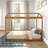 Annja Twin Solid Wood Four Poster Bed-1846691804