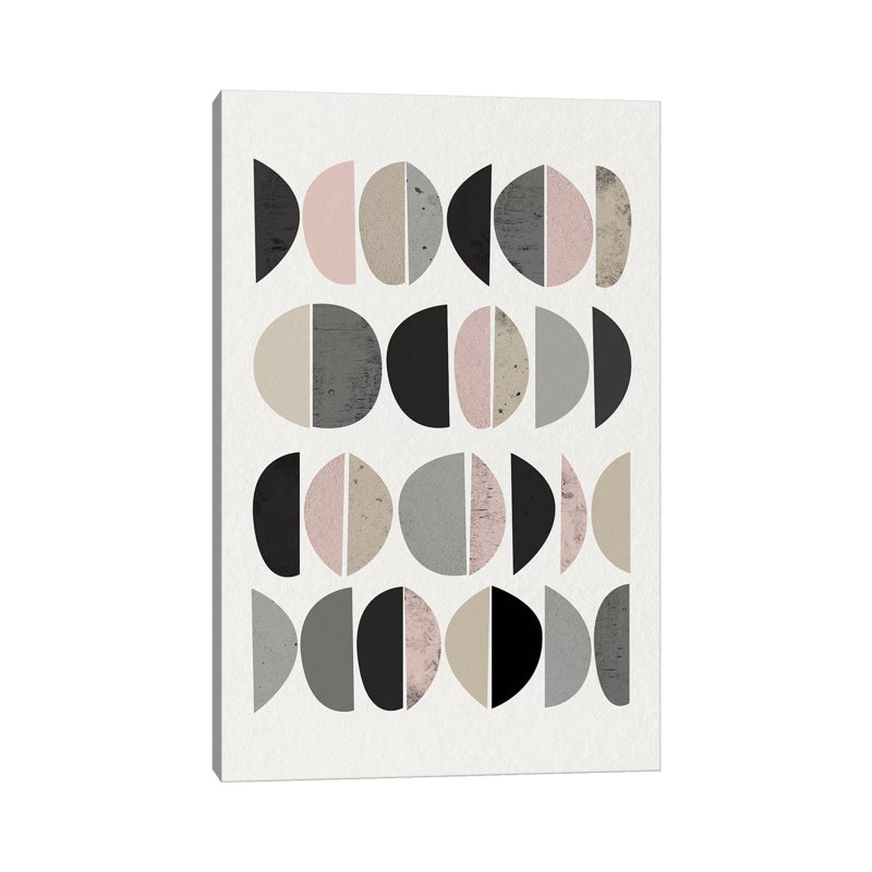 Toile en métal Steemplix - cercles minimalistes par Urban Epiphany