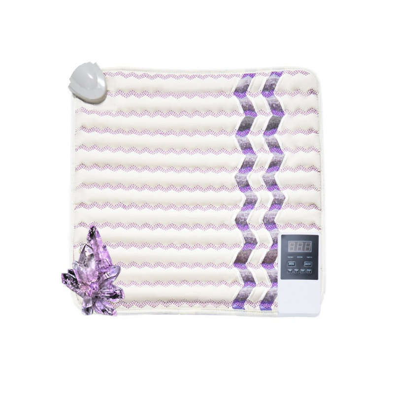 Tapis chauffant infrarouge lointain avec pierres précieuses Amethyst
