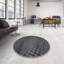 Tapis décoratif gris géométrique-1705677875