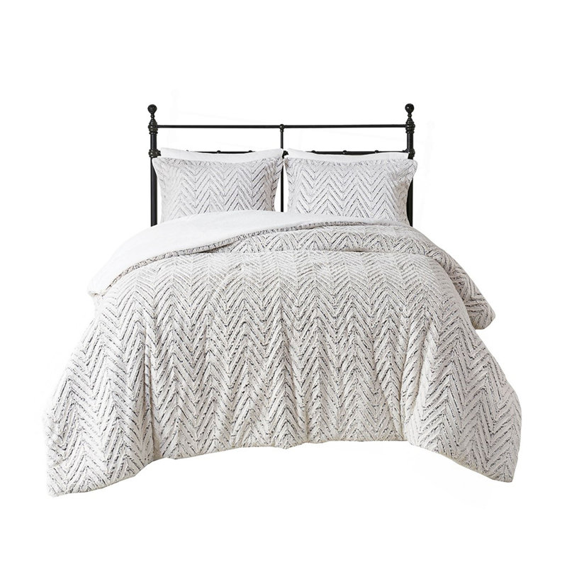 Plush Down Alternative Comforter Set, Twin Comforter + 1 Sham