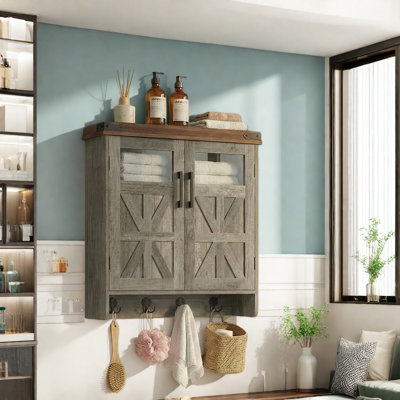 Armoires à pharmacie avec rangement, armoire murale en bois pour la maison