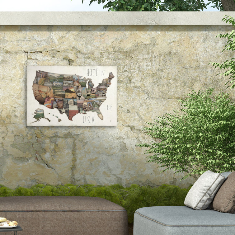 August Grove® All-Weather Canvas Wall Decor | Wayfair