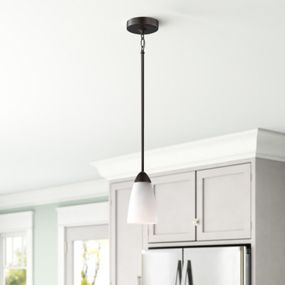 C6A562DC13684E3BB851423EE8F3E4DF Seville 1-Light Bronze Mini-Pendant With Led Bulb