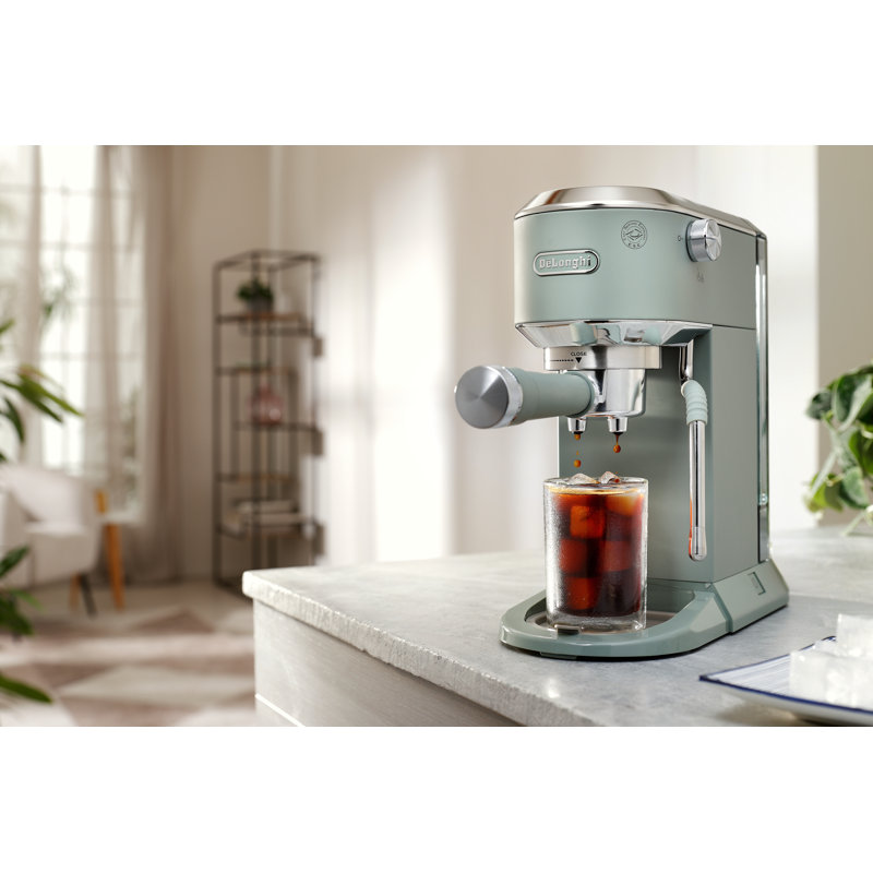 Dedica Duo Manual Coffee Machine White, Green