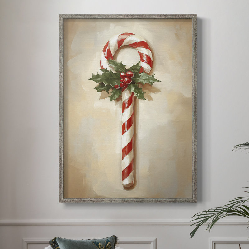 «Christmas Holiday Art», série 2-CCLxxvii, reproduction encadrée - bois massif, H 15 po x l 12 po