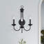 Très grande applique murale noire 3 lumières-273131407