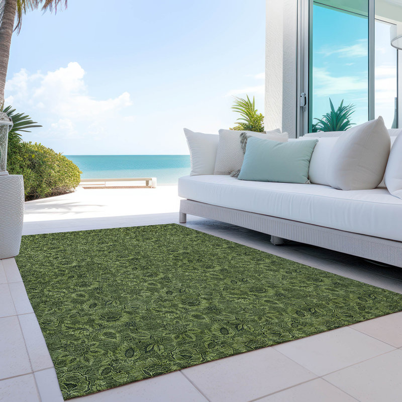 Tapis intérieur / extérieur Ayush, Rectangulaire 3 pi x 5 pi
