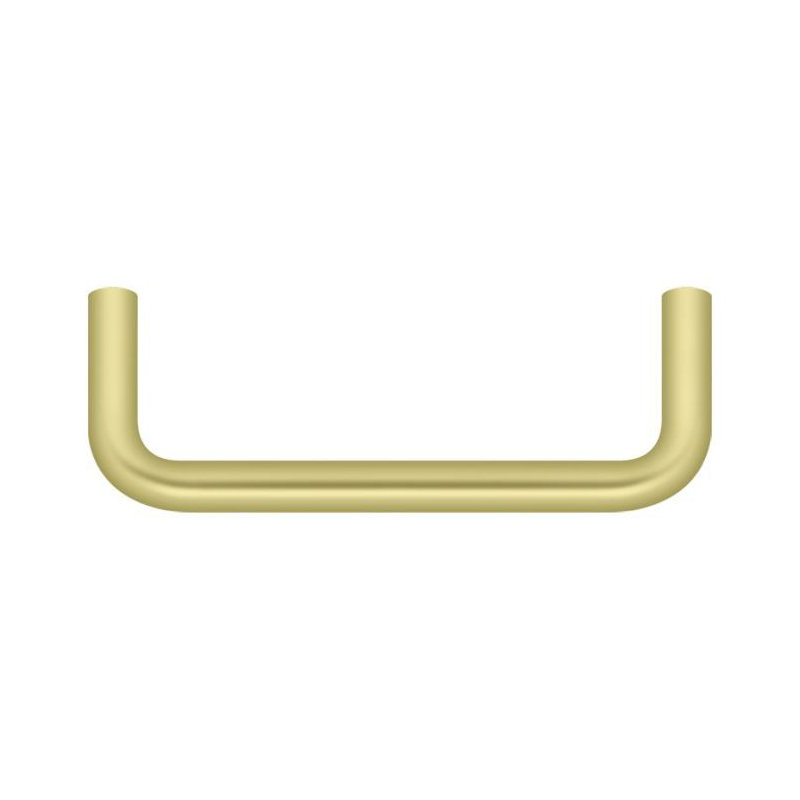 Bar / Handle Pull, 3 1/2", Polished Brass