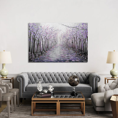 My Hope - Purple Lavender- Gallery-Wrapped Canvas Giclée
