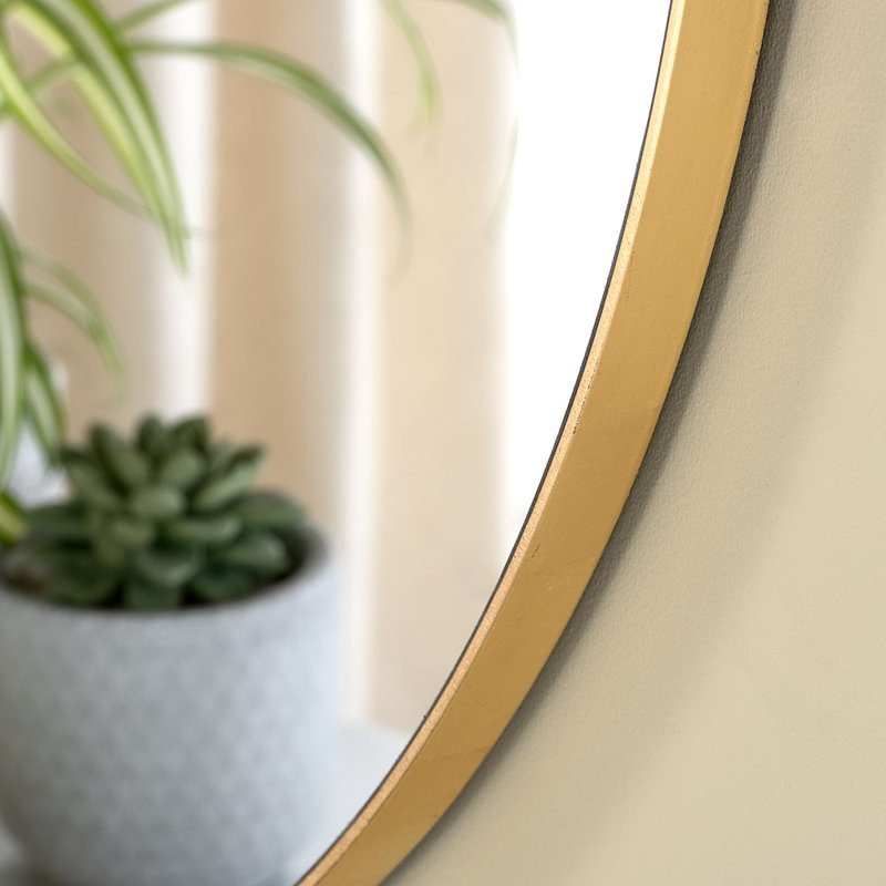 Round Mirror, Gold