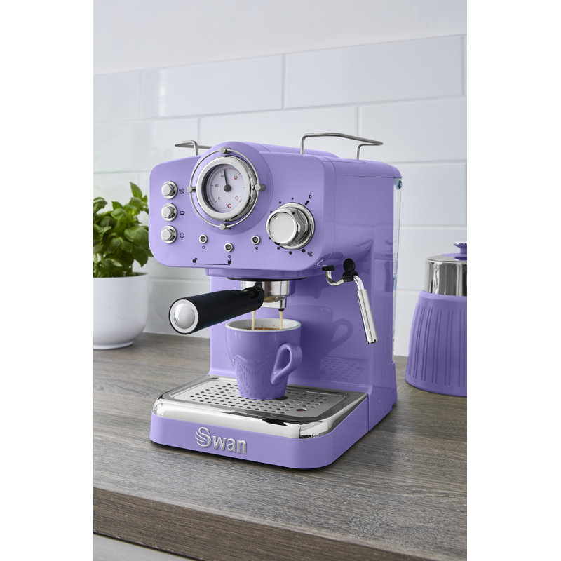 Nordic Coffee & Espresso Combo Machine, Purple