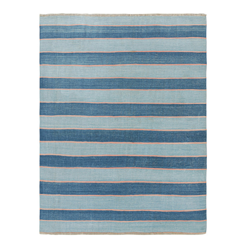 Kilim & Flatwave Cotton Geometric Area Rug, Rectangle 10' x 14'