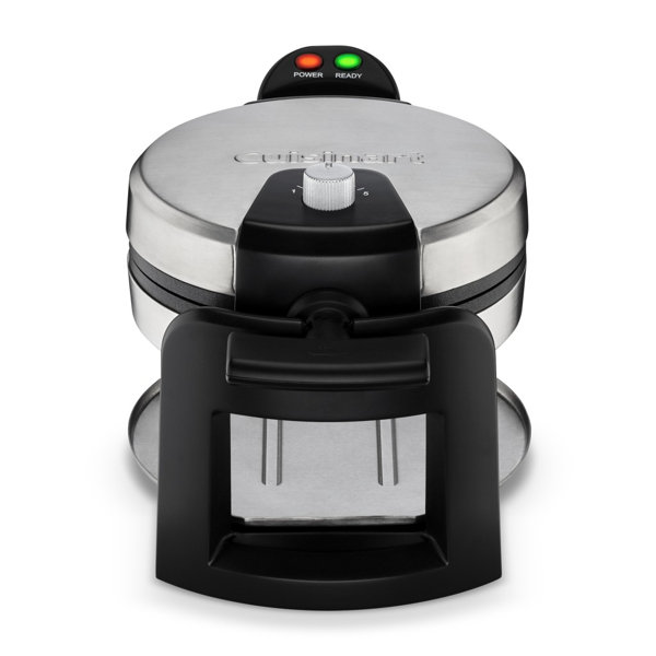 Máquina de gofres belgas redonda Cuisinart con volteo 2