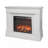 44" Electric Fireplace With Mantel