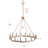 Dilja 16 - Light Dimmable Wagon Wheel Chandelier