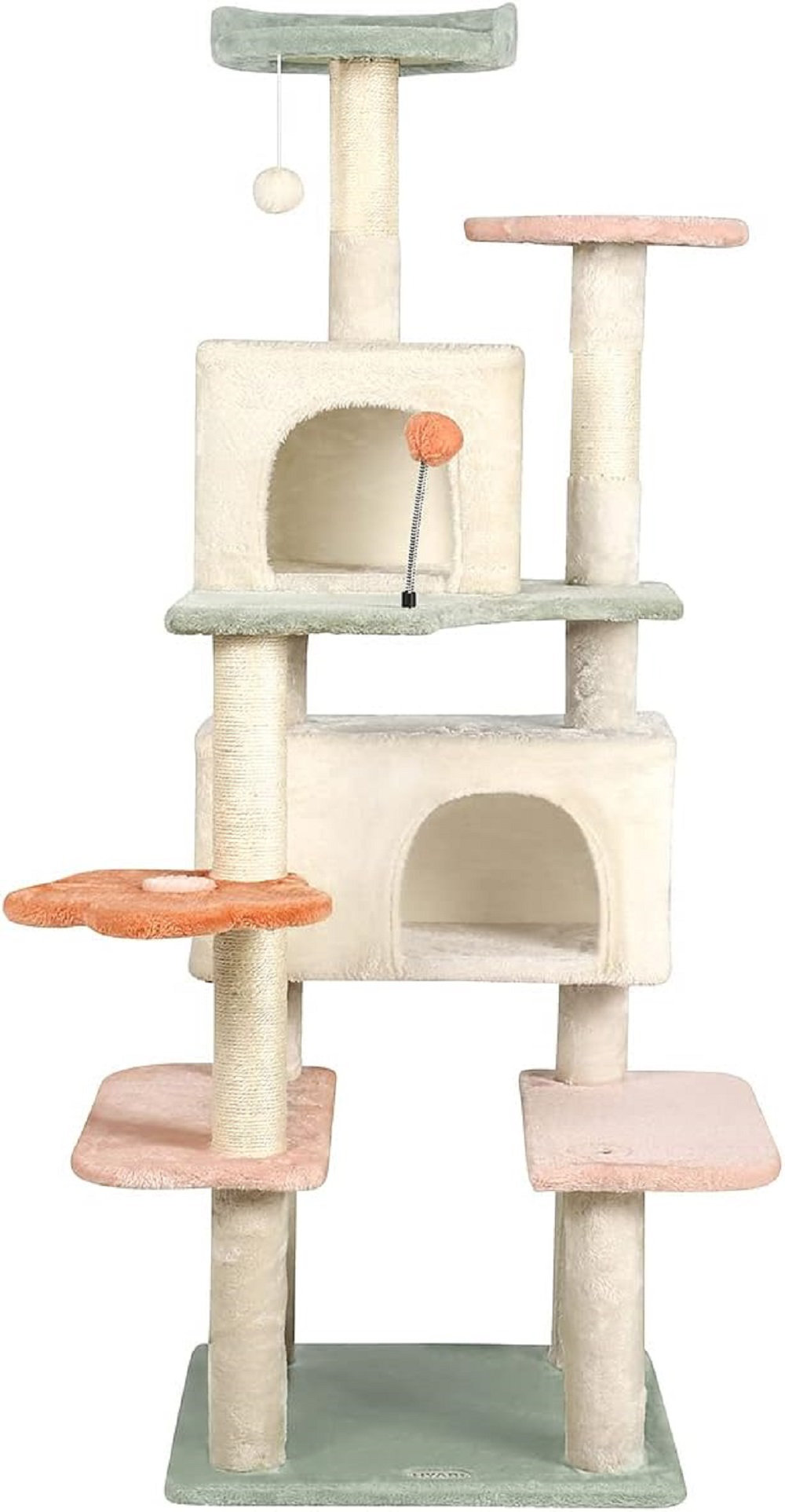 Level Cat Petco Cat Condo Blue Cat Tree 66 Inches Multi-Level