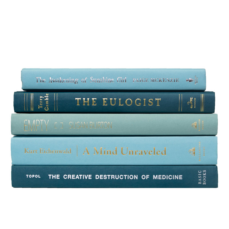 Modern Gulf Coast Book Stack, S/5