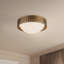 Astoria 14-in Black Flush Mount-664471762