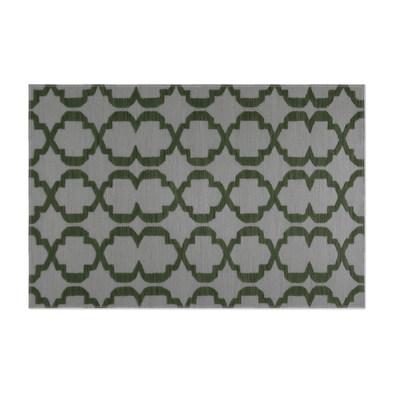 Tapis vert intérieur et extérieur Trellis, Rectangulaire 3 pi x 5 pi